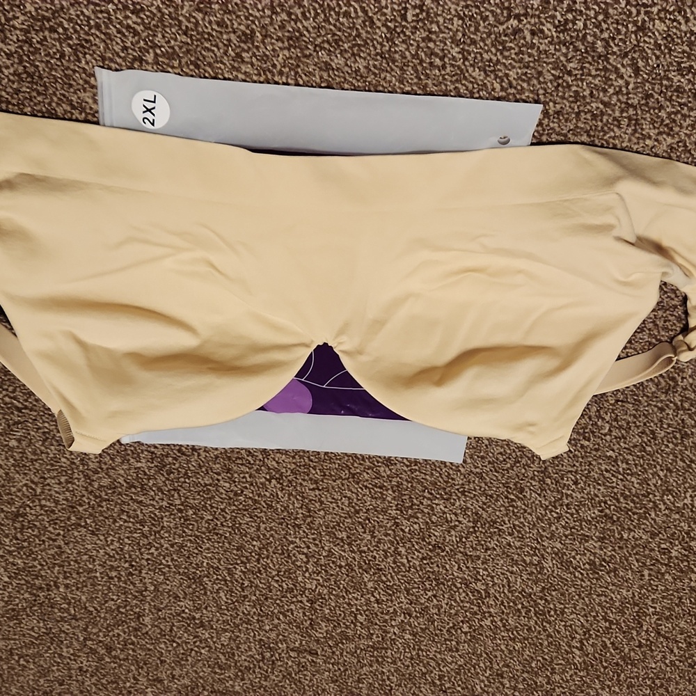 Body and Bra 2XL Women's Tan Padded Bra - Picture 2 of 4